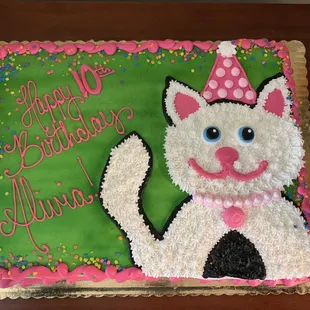 a birthday cake for a girl