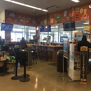 Bar (Serves food and craft beer) within the Acme across from Starbucks