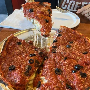 ACME Supreme Deep Dish. What can I say? I was craving deep dish, and outside of Chicago, this is hands down the best pizza I have had.