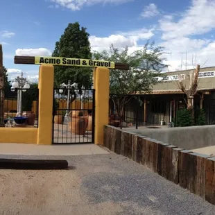 Acme Sand &amp; Gravel Patio area