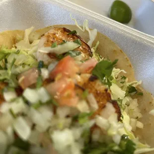 Shrimp tacos