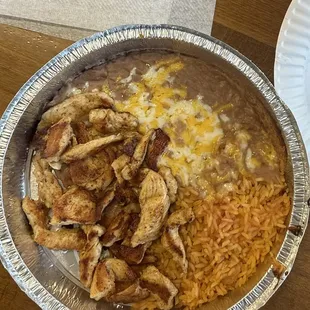 Pollito Asada Plate