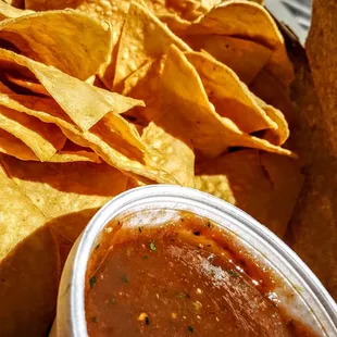 Fresh chips and salsa!