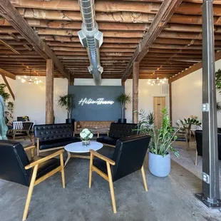 Back room seating area - quiet and serene