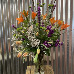 Colorful floral bouquets!