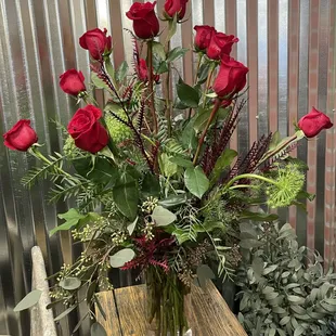 Premium Dozen Red Roses!