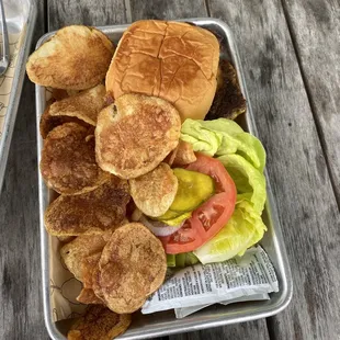Thin Pattie Double Burger