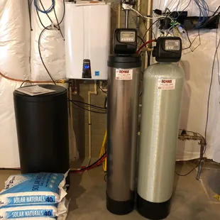If you have a tankless water heater this water treatment system is a must.  Call for details