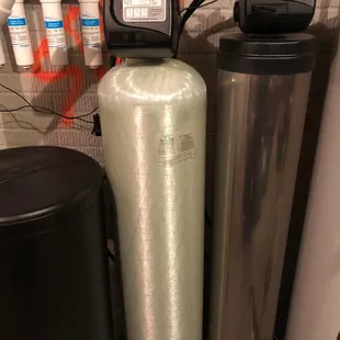 Another successful water treatment system installation.  This house has soft water and a whole house filtration system.