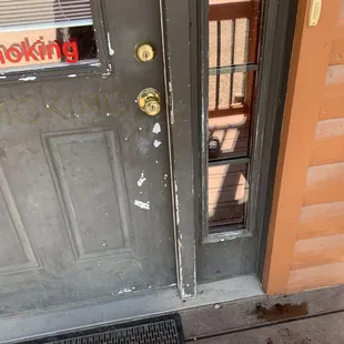 Front door, so welcoming