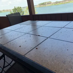 Nasty patio table
