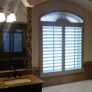 Eyebrow Shutters over Jacuzzi