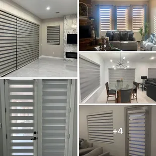 Shows on patios doors work done by Acosta shutters