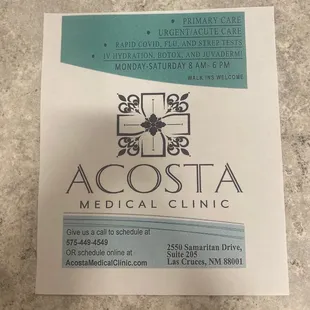 Flyer I had received