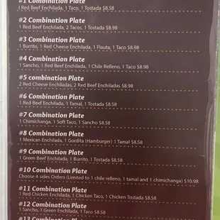 mexican combinations