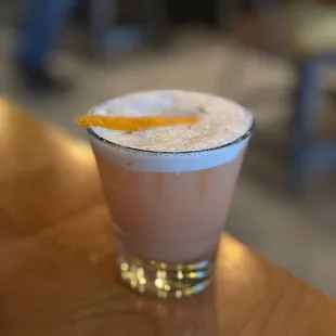 Blood Orange Bourbon Sour