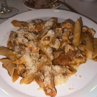 Tonight's pasta special with chicken