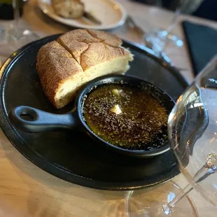Bread and oil