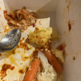 Chicken Parmigiana.... or what was left at the moment.  lol