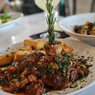 Veal shank, daily special