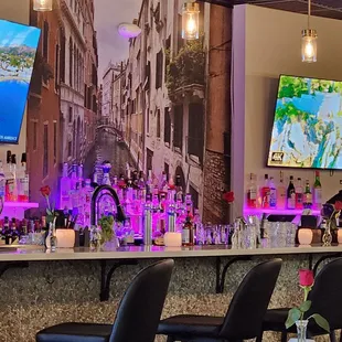 Bar area.