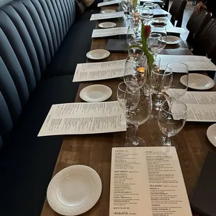 Beautiful set up for our large party