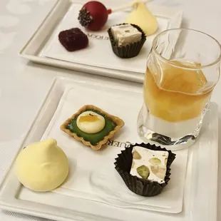 12/28/2024 - dessert petite fours pick from dessert cart