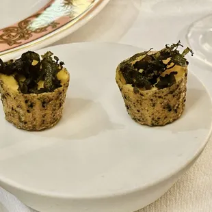 12/28/2024 - amuse bouche seaweed tarts