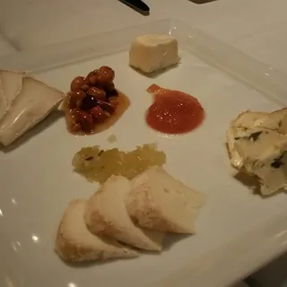 An unusual selection of Italian cheeses presented tableside (Course supplement $10)