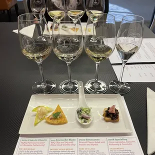 Wine + food pairings