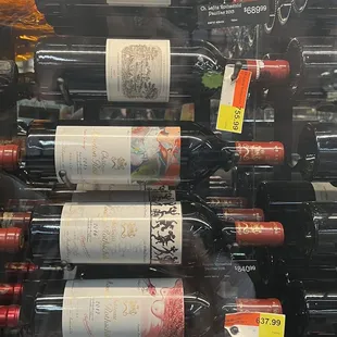 Beautiful wines. Too much on our pocket book though!