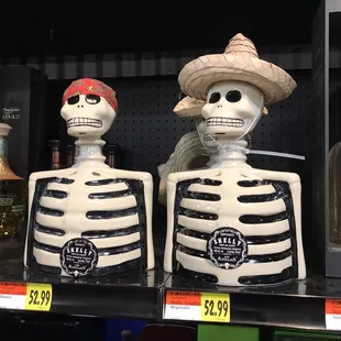 Crazy tequila bottles