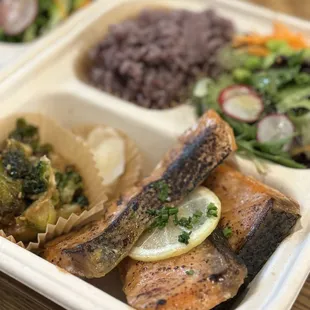 Salmon Saikyo-Miso Bento Box