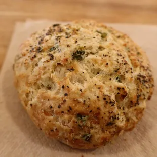 Scallion parmesan scone