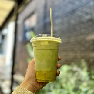 Matcha Mango Latte