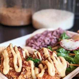 Chicken karaage bento box