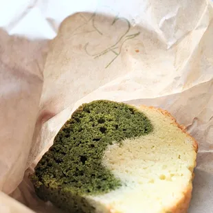 Vanilla matcha loaf
