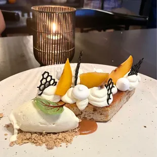 Peach cake
