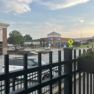 outside
