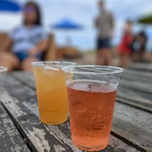Raspberry Cider and an Arnold Palmer