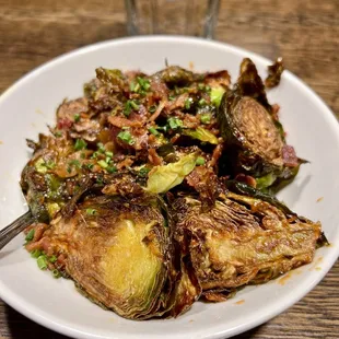 Brussel Sprouts - Pretty tasty! Nice spice, bacon and crispy sprouts. Solid appetizer...