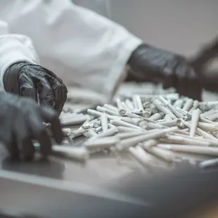 Live joint rolling in our production kitchen.
