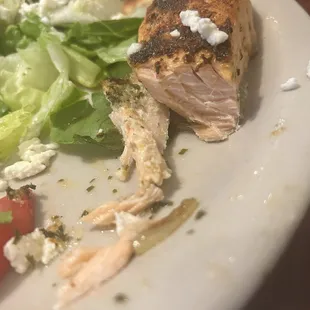 Perfectly cooked salmon