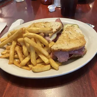 Pastrami on Rye Sandwich