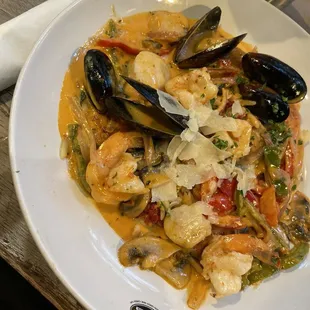 Acropolis Seafood Entree with Orzo rice