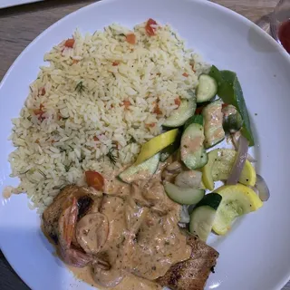 Siros Salmon Entree
