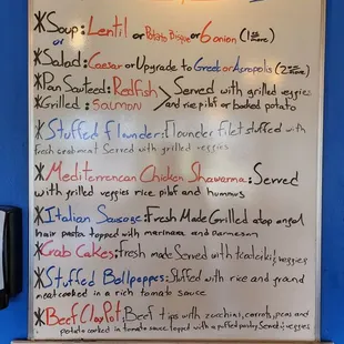 Daily Specials