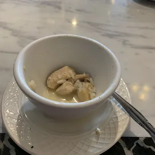 Chicken Lemon Rice Soup that didn&apos;t last long enough for the photo