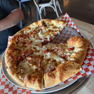 Roasted Red Pepper pizza