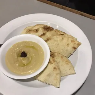 Hummus and pita!